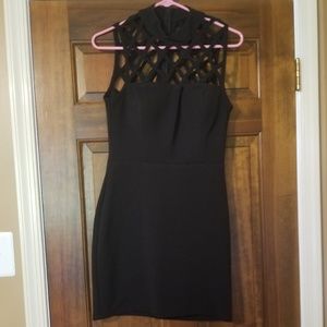Black body con homecoming dress